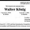 Koenig Walter 1919-1991 Todesanzeige